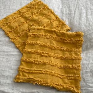 Fringe 12x12 pillow cases